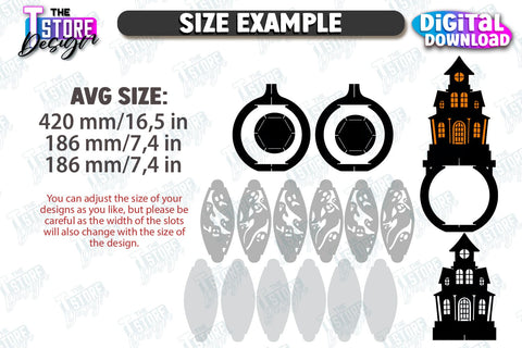 Pumpkin Lantern Paper Cut Bundle | Paper Jack O Lantern | Halloween Décor | SVG Files SVG The T Store Design 