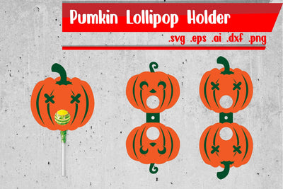 Pumpkin Lollipop Holders | Halloween Lollipop Holders SVG zafrans studio 