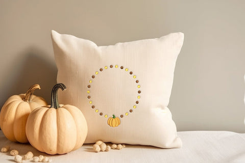 Pumpkin Monogram Frame Embroidery Embroidery/Applique DESIGNS Designed by Geeks 