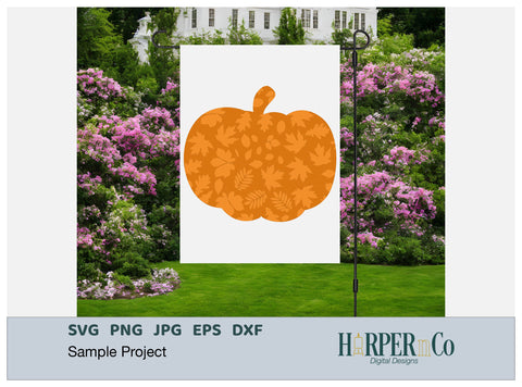 Pumpkin Orange Leaf SVG PNG Cut EPS File SVG HarperNCo 