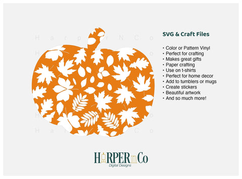 Pumpkin Orange SVG PNG Cut EPS File SVG HarperNCo 