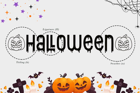 Pumpkin Parade Font AEN Creative Store 