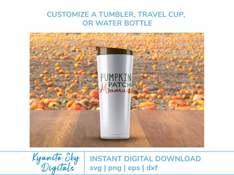 Pumpkin Patch Mama Cutie SVG fall autumn mom and child SVG Kyanite Sky Digitals 