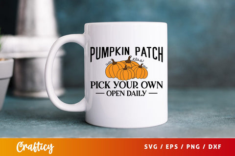 Pumpkin patch pick your own open daily SVG Design SVG Designangry 