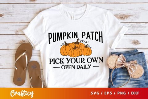 Pumpkin patch pick your own open daily SVG Design SVG Designangry 