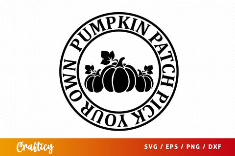 Pumpkin patch pick your own SVG Design SVG Designangry 