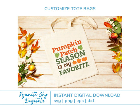 Pumpkin Patch SVG Favorite Season fall quote SVG Kyanite Sky Digitals 