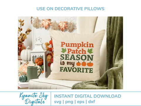 Pumpkin Patch SVG Favorite Season fall quote SVG Kyanite Sky Digitals 