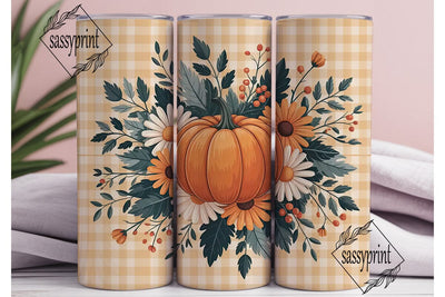 Pumpkin Patch Tumbler Wrap PNG Sublimation sassyprint 