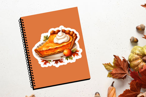 Pumpkin pie Sticker Design Sublimation Regulrcrative 