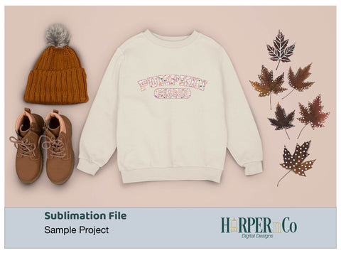 Pumpkin Season 1 SVG PNG Cut EPS File SVG HarperNCo 