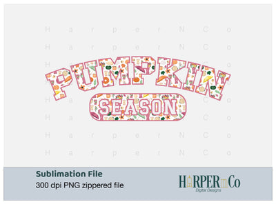 Pumpkin Season 1 SVG PNG Cut EPS File SVG HarperNCo 