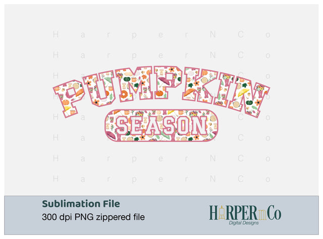 Pumpkin Season 1 SVG PNG Cut EPS File SVG HarperNCo 