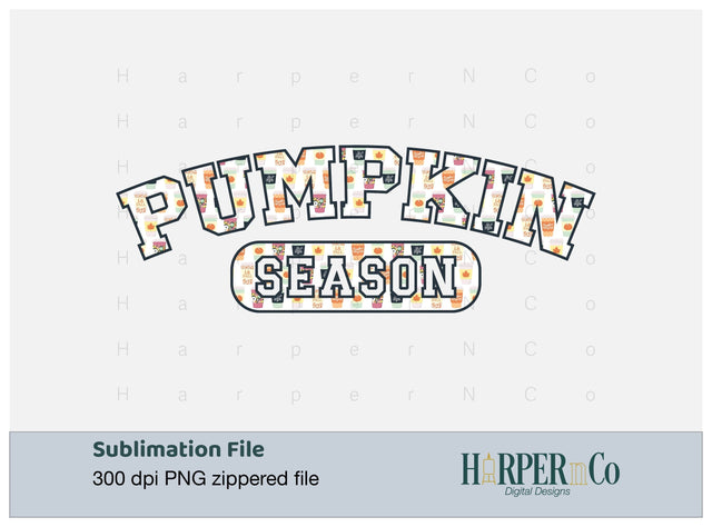 Pumpkin Season 2 SVG PNG Cut EPS File SVG HarperNCo 