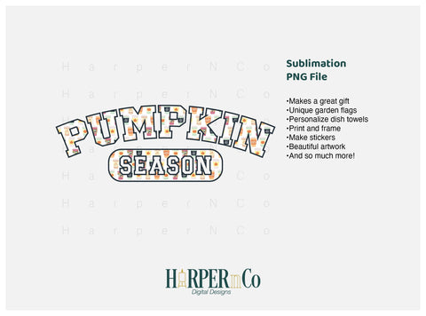Pumpkin Season 2 SVG PNG Cut EPS File SVG HarperNCo 