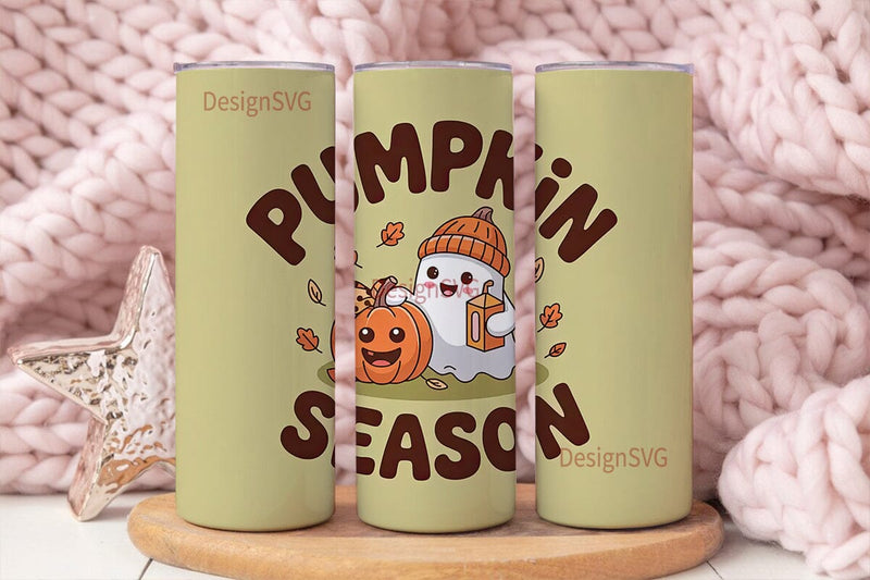 Pumpkin Season 20oz Tumbler Wrap Sublimation DesignSVG 