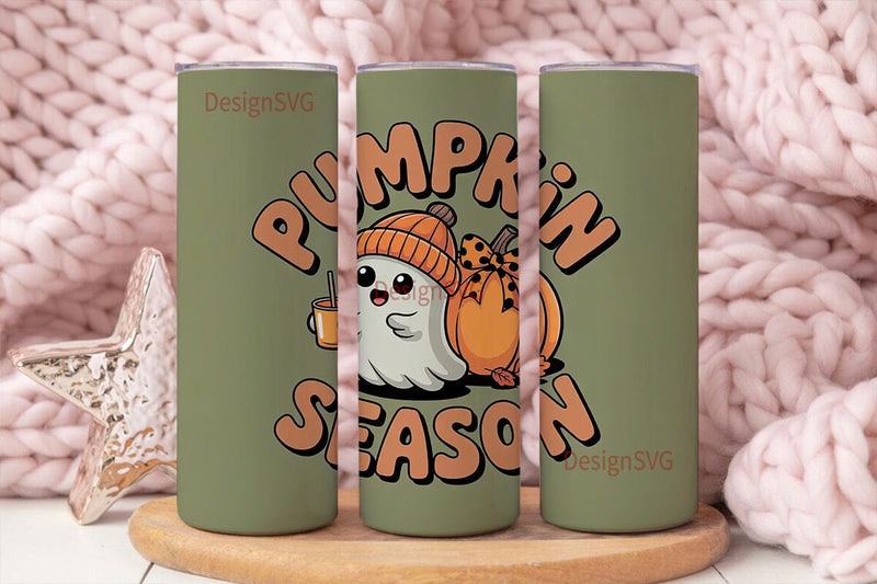 Pumpkin Season 20oz Tumbler Wrap Sublimation DesignSVG 