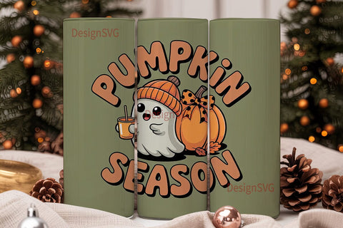Pumpkin Season 20oz Tumbler Wrap Sublimation DesignSVG 