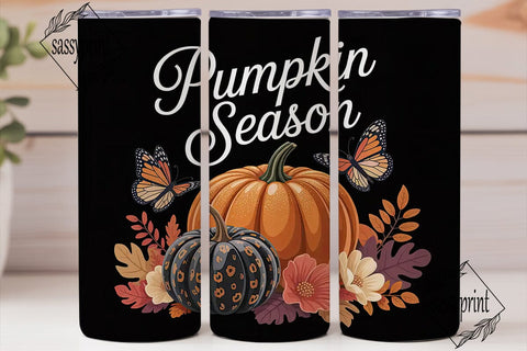 Pumpkin Season 20oz Tumbler Wrap Sublimation sassyprint 
