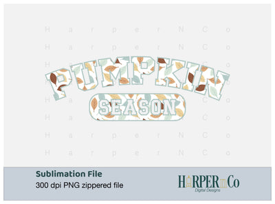 Pumpkin Season 8 SVG PNG Cut EPS File SVG HarperNCo 