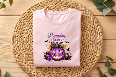 Pumpkin Season | Spooky Ghost Halloween PNG | Fall Sublimation Design Sublimation Debashish Barman 