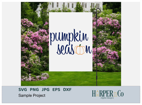 Pumpkin Season SVG PNG Cut EPS File SVG HarperNCo 