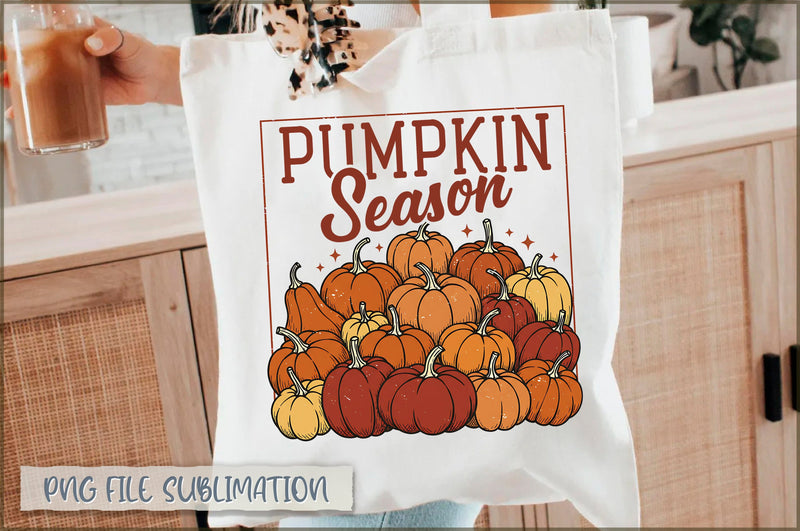 Pumpkin Season Tote Bag Sublimation Shetara Begum 