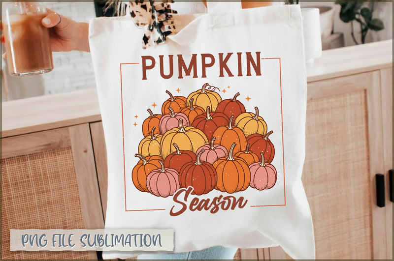 Pumpkin Season Tote Bag Sublimation Shetara Begum 