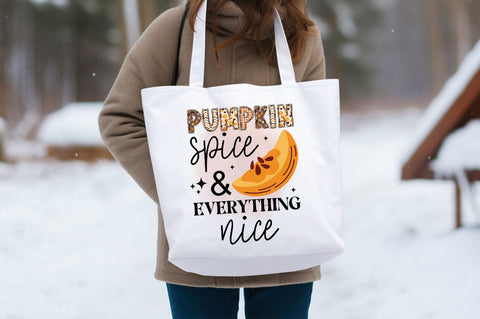 Pumpkin spice and everything PNG Design Sublimation Designangry 