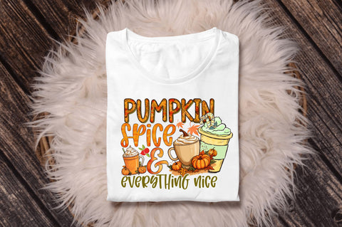 Pumpkin spice and everything Sublimation Design Sublimation Regulrcrative 