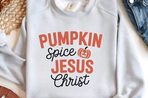 Pumpkin Spice And Jesus Christ SVG Angelina750 