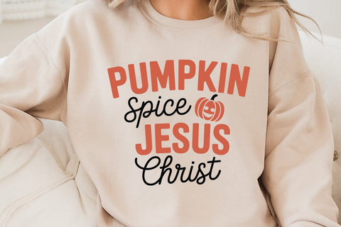 Pumpkin Spice And Jesus Christ SVG Angelina750 