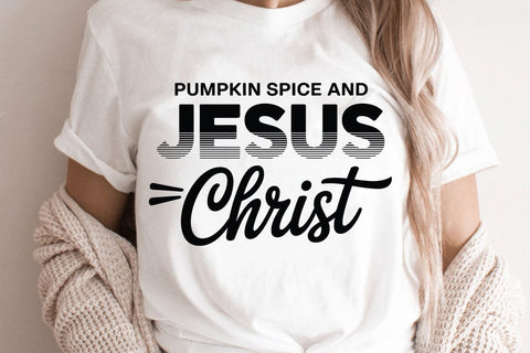 Pumpkin Spice And Jesus Christ SVG Angelina750 