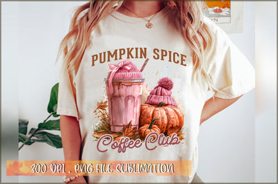 Pumpkin spice coffee club Sublimation Sublimation Shetara Begum 