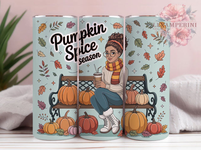 Pumpkin Spice Cozy Fall Tumbler Wrap, Fall Tumbler Png, 20oz Skinny Tumbler, Autumn Sublimation Design, Cozy Fall Tumbler, Pumpkin Spice Everything, Tumbler Design Download Sublimation Li Zamperini 