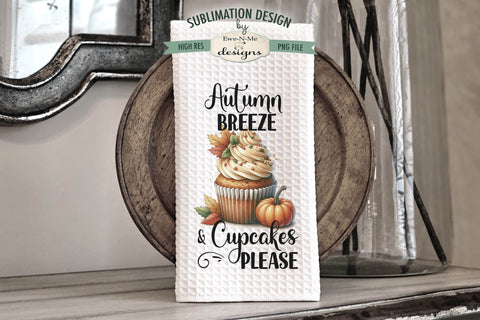 Pumpkin Spice Cupcake | Kitchen Towel Sublimation Designs Sublimation Ewe-N-Me Designs 