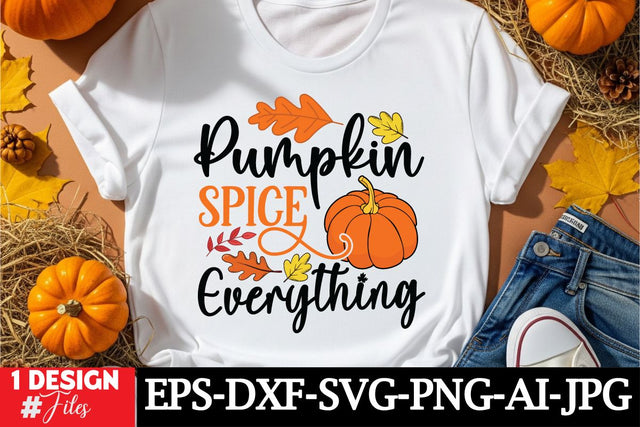 Pumpkin Spice Everything SVG Cut File SVG Insomnia Std 