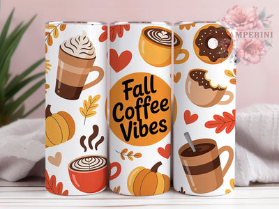 Pumpkin Spice Fall Coffee Tumbler, Pumpkin Tumbler Wrap, Fall Vibes Cup, Autumn Drinkware, Cozy Fall Mug, Pumpkin Spice Cup, Thanksgiving Tumbler Sublimation Li Zamperini 