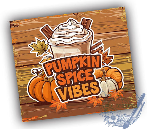 Pumpkin Spice, Fall Tumbler, 20oz Sublimation, Autumn Vibes, Seasonal Drinkware, Coffee Lovers, Cozy Fall Designs, Thanksgiving Tumblers Sublimation ToriDesigns 