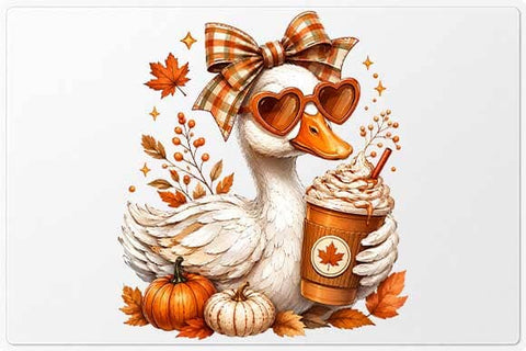 Pumpkin Spice Goose PNG | Fall Goose Digital Download SVG BillahCrafts 