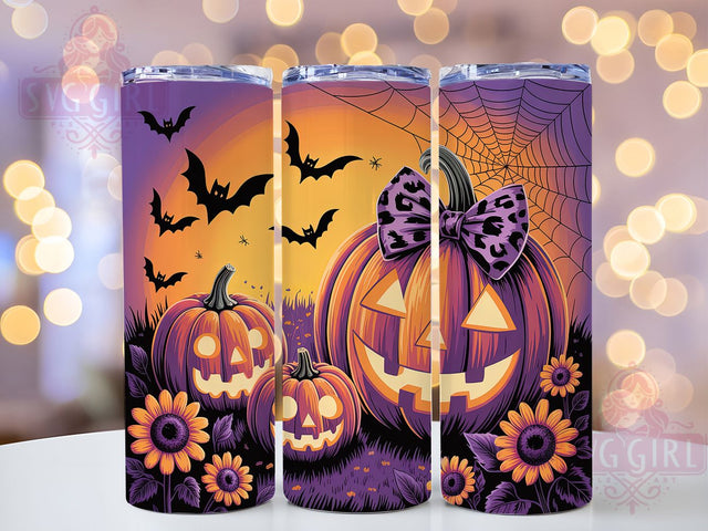 Pumpkin Spice Hello Fall Tumbler Wrap, Halloween Pumpkin Png, Pumpkin Spice Tumbler, Spooky Season Tumbler, Autumn Tumbler Design, 20oz Skinny Tumbler Png, Hello Fall Png Sublimation SvggirlplusArt 