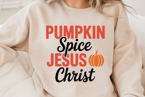 Pumpkin Spice Jesus Christ SVG Angelina750 