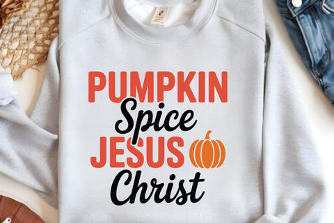 Pumpkin Spice Jesus Christ SVG Angelina750 