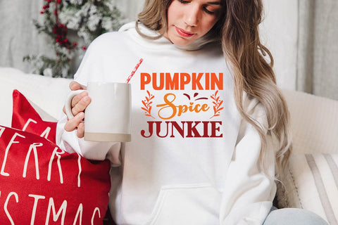 Pumpkin spice junkie SVG Angelina750 