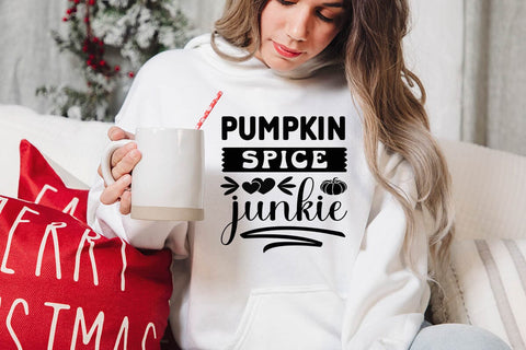 Pumpkin spice junkie SVG Angelina750 