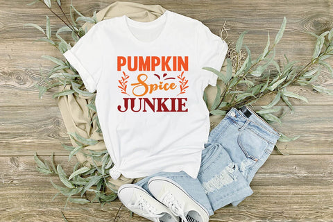 Pumpkin spice junkie SVG Angelina750 
