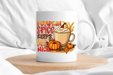 Pumpkin spice keeps me Sublimation Design Sublimation Regulrcrative 