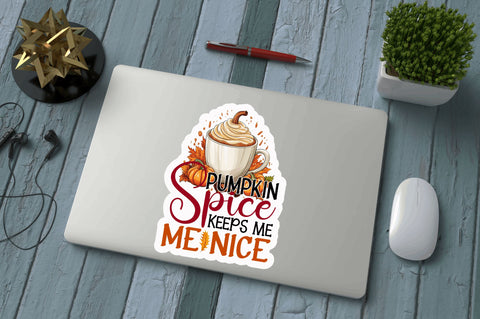 Pumpkin spice keeps Sticker Design Sublimation Regulrcrative 