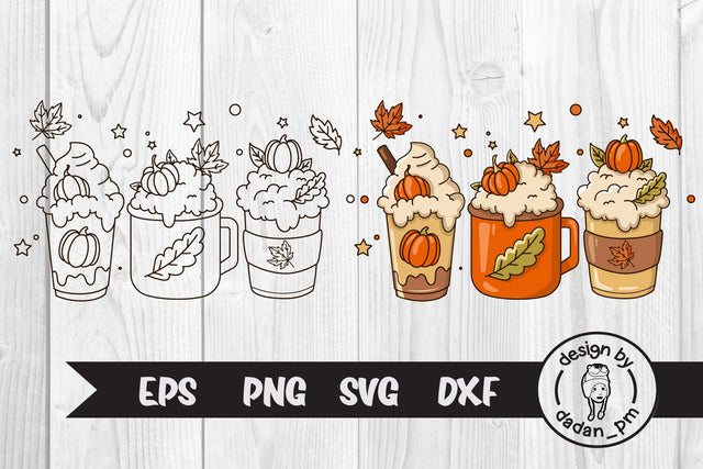 Pumpkin Spice Latte, svg & sublimation SVG dadan_pm 