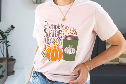 Pumpkin Spice Season| Fall Latte SVG Cutting Files. SVG CosmosFineArt 